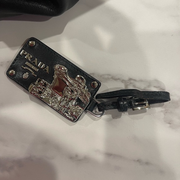 Authentic Prada Black Vintage Leather Hobo - Picture 12 of 16